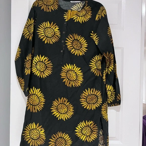 Dresses | Pakistani Indian Salwar Kameez Sunflower Print Black Dress | Poshmark Dresses | Pakistani Indian Salwar Kameez Sunflower Print Black Dress | Poshmark